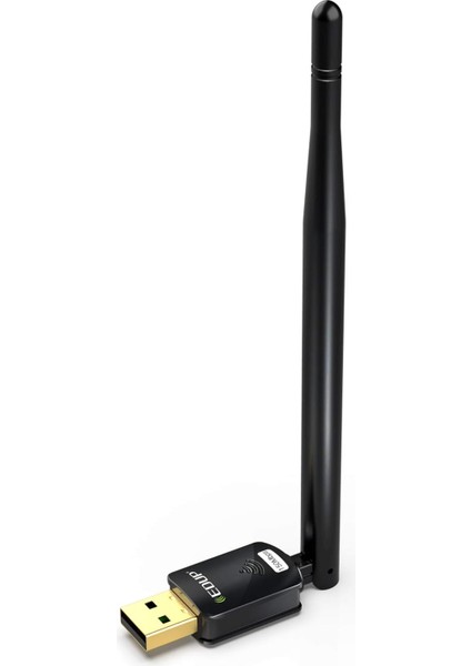 Pc Için USB Wifi Adaptörü, Masaüstü Dongle High Gain 6dbi Anten Desteği, Masaüstü Dizüstü Bilgisayar Desteği, Windows 10/8/7/xp/vista, Mac 10.6-10.11 ile Uyumlu