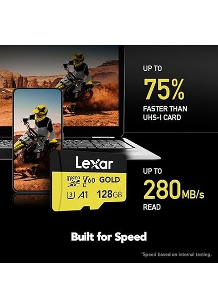 Professional 128GB 280 Mb/s Gold Micro Sd Hafıza Kartı indirimleri