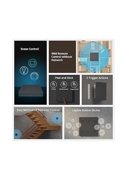 R5 Siyah Akıllı Sahne Butonu modelleri