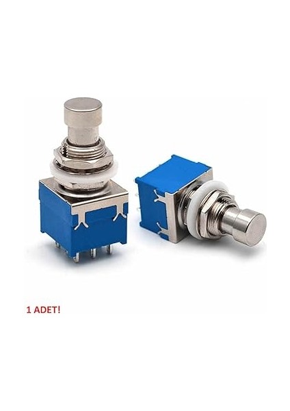 On/on/off 3lü Anahtar Ac 250V 3A 9 Pin Switch Anlık Basmalı Buton Ayak Pedal Elektro Gitar Efekt Kutusu Mandallama fırsatları