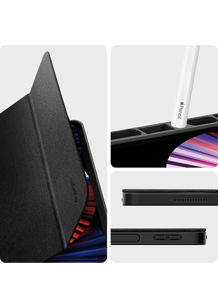 iPad Pro 12.9 Inç (2022 / 2021) ile Uyumlu Kılıf Urban Fit Black - ACS03434 modelleri