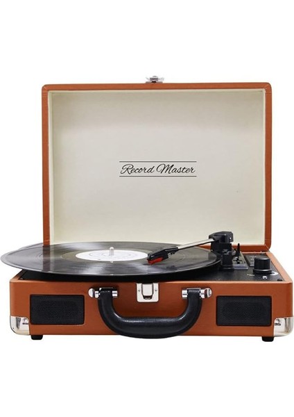 Master T310CH Şarj Özellikli Pikap - 33, 45, 78 (T310CH Kahverengi)