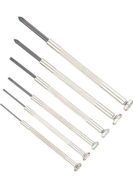 W 2251, Saatçi Tornavida Seti 6 Parça, Gri, Siyah modelleri