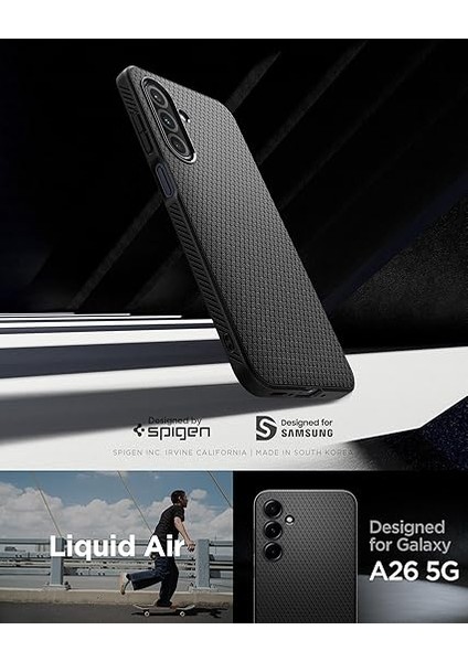 Galaxy A26 ile Uyumlu Liquid Air Matte Black - ACS09290 fiyatları