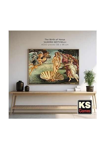 The Birth Of Venus 4000 Parça Puzzle modelleri