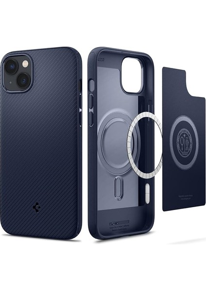 iPhone 14 Plus ile Uyumlu Kılıf Mag Armor Magfit Magsafe Özellikli Navy Blue - ACS04919