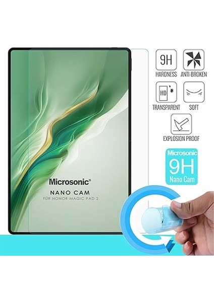 Honor Magic Pad 2 Nano Glass Cam Ekran Koruyucu [honor Magic Pad 2 ile Uyumlu Ekran Koruyucu - Şeffaf] fiyatları