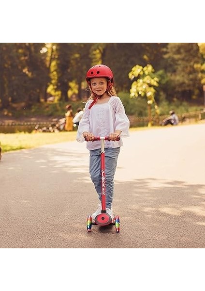 Primo Plus Işıklı Scooter - Kırmızı modelleri