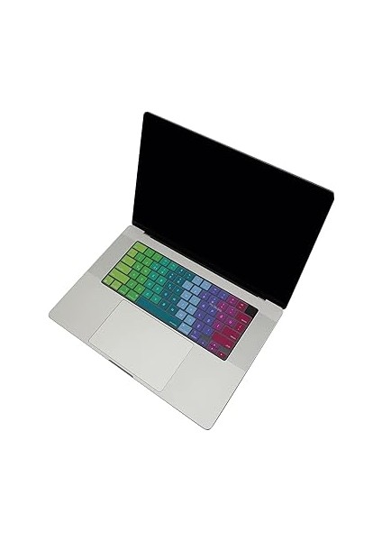 MacBook Klavye Koruyucu Us Ingilizce Amerikan-Return-Enter-Için Türkçe Çeviri Baskı Air 13,6-15,3inç - Pro 14,2-16,2inç M1-M2-M3-M4 Pro Max Uyumlu, Ince Hafif Silikon Klavye Filmi Pembe Yeşil indirimleri