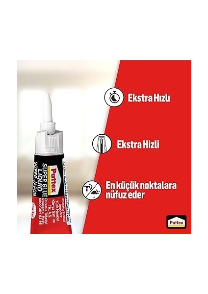 Süper Yapıştırıcı, Kaliteli Onarımlar Için Çok Amaçlı Güçlü Yapıştırıcı, Özel Kapağıyla Kolay Kullanımlı Hızlı Yapıştırıcı, 1X10G fırsatları