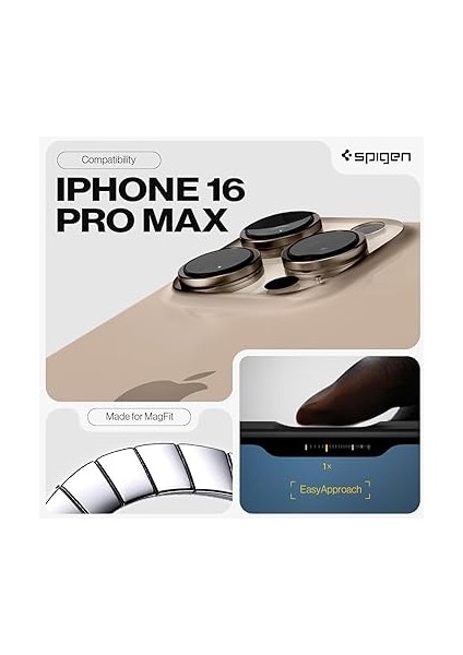 iPhone 16 Pro Max ile Uyumlu Ekstra Dayanıklı Magsafe Kılıf Tough Armor Ai Hava Kanalı Teknolojisi Askeri Sınıf Koruma Magfit Black Çift Katman Kapak - ACS08013 fiyatları