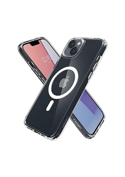 iPhone 14 / 13 ile Uyumlu Kılıf Crystal Hybrid Magfit Magsafe Özellikli White - ACS04682 fiyatları