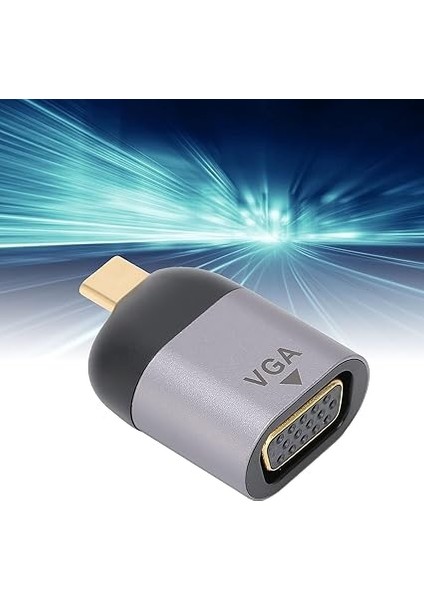 Type-C To VGA Çevirici Adaptör - Macbook ve Notebook Uyumlu USB C To VGA Adaptör S1723 indirimleri