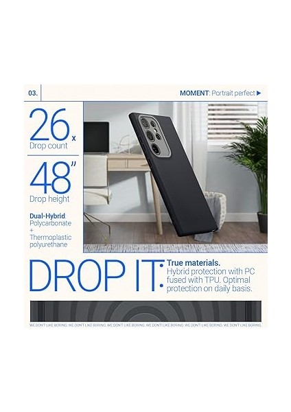 Caseology Galaxy S24 Ultra ile Uyumlu Kılıf Nano Pop Black Sesame - ACS07320 indirimleri