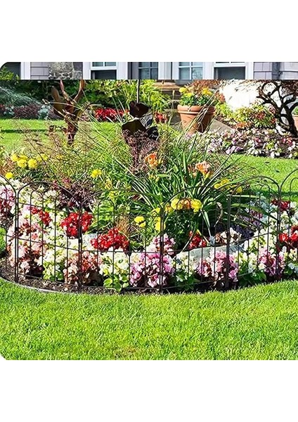 Bahçe Çiti 10'lu Set 330CM Model - 1 Siyah Hobi Bahçesi, Çiçek, Sebze, Mini Bahçe indirimleri