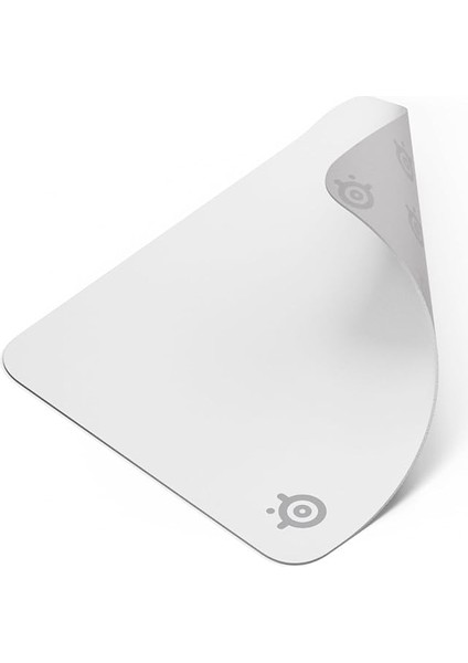 Qck Fare Altlığı (Orta) – Beyaz – Alt Tarafta Kaymaz Kauçuk Kaplama – En Iyi Izleme – Oyun Sensörleri Için Optimize Edilmiştir – 320 mm x 270 mm – Fps, Mobas, Rts, Mmo