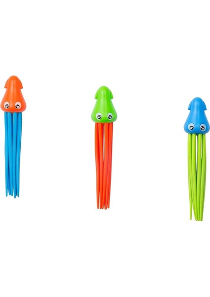 Speedy Squid Dalış Figür Seti, 3'lü Set 16,8 x 4,5 x 4,5 cm