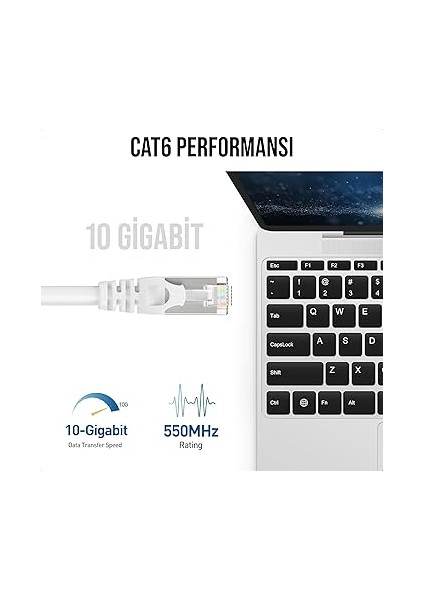 Cat6 Ethernet Patch Adsl Modem Internet Kablosu (Cat6, 15 Metre) modelleri