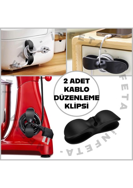 Yapışkanlı Ev Aletleri Kablo Düzenleyici Sabitleyici Çok Amaçlı Kablo Tutucu
