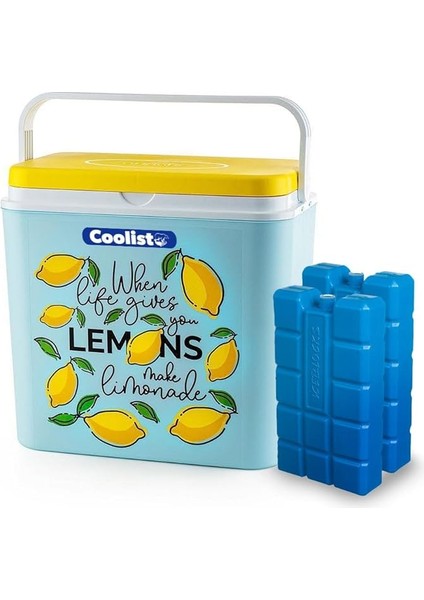 CLB24LM Limon Desenli Buzluk, 24 Litre + 2 Adet Buz Kaseti, 400GR
