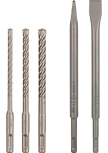 Professional Accessories Sds-Plus Uç ve Keski Seti 5 Parça