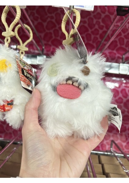 Zuru Fuggler Anahtarlık Beyaz Tüylü Komik Yüz Koleksiyon Oyuncak 11 cm indirimleri