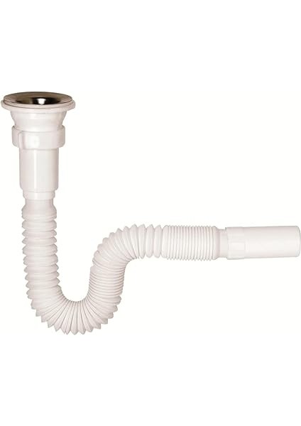 Home Yüksek Kaliteli Çelik Süzgeçli Lavabo Gider Hortumu,pratik Körüklü Sifon,uzun Eviye Gider Borusu (150CM) modelleri