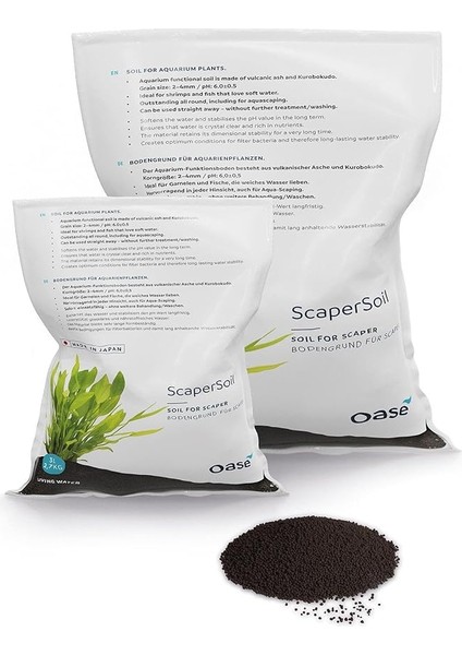 Scaperline Soil 3lt Black Aktif Toprak