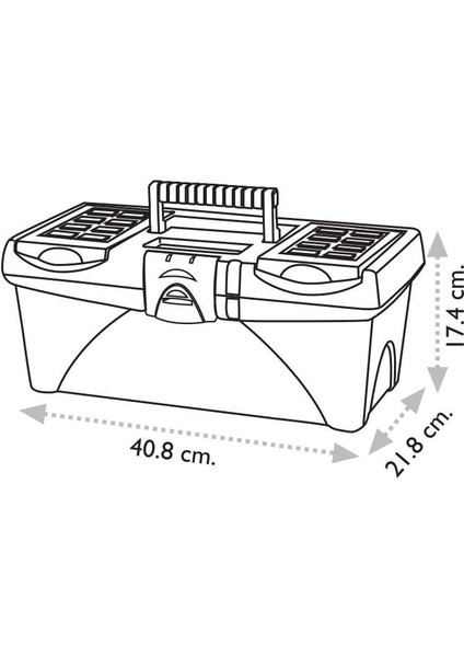 Bag 16 Inç Plastik Takım Çantası ASR2017 fiyatları