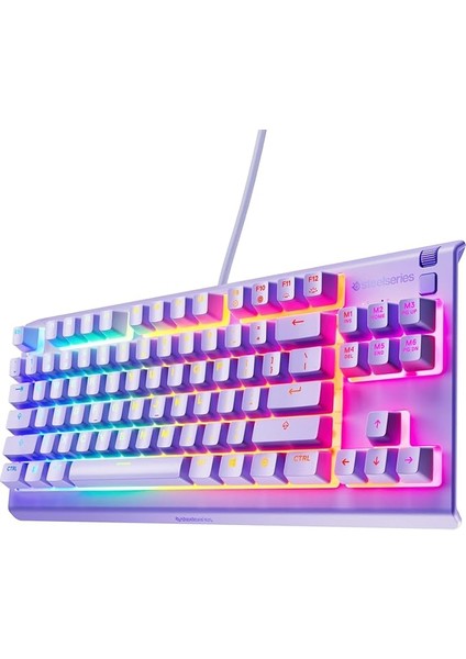 Apex 3 Tkl Rgb Suya ve Toza Dayanıklı Türkçe Gaming Klavye – Lila