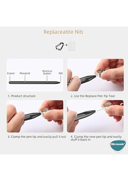 Samsung Galaxy Tab S10 Fe Plus Pencil Uçları 5`li Paket Beyaz [galaxy Tab S10 Fe Plus X620 ile Uyumlu Dokunmatik Kalem Ucu - Beyaz] indirimleri