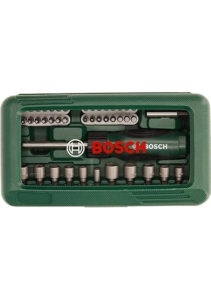 46 Parça Tornavida, Vidalama ve Lokma Uçlu Aksesuar Seti - 2607019504 fırsatları