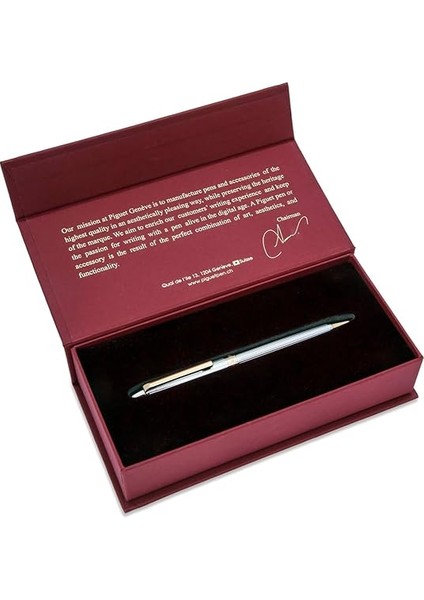 Genève - Lüks ve Ergonomik Tükenmez Imza Kalemi - Sigma Serisi - Mavi Mürekkep - Evrensel Schmidt Refill, Premium Hediye Kutulu (Deluxe) fırsatları