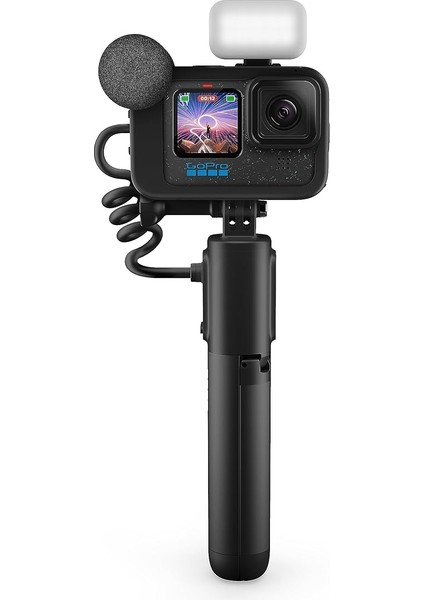 HERO12 Black Creator Edition - Volta (Pil Sapı, Tripod, Uzaktan Kumanda), Media Mod, Light Mod, Enduro Pil ve Taşıma Çantası Içerir, 1080P fırsatları