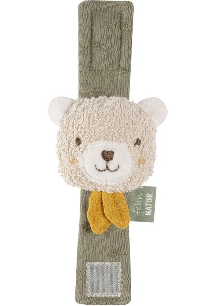 Çıngıraklı Bileklik Bebek Fehnnatur Oyuncak Ayı - Çıngırak ve His Için Motor Becerileri Oyuncağı Kavrama Oyuncağı - Organik Pamuklu Sevimli Oyuncak Bebek Oyuncağı - 0+ Aydan Itibaren