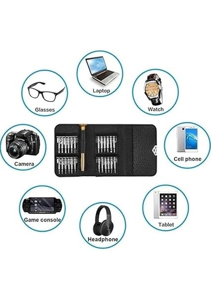 Seti Tamir Kiti, Deri Cüzdan Kılıflı, Bilgisayar, Telefon ve Saat Tamir Pratik ve Basit Kit Cüzdanlı fiyatları