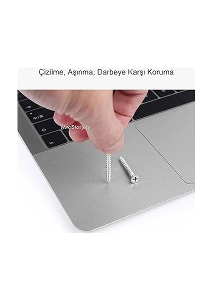 MacBook Pro 16 Inç Trackpad Guard A2141 2019 ile Uyumlu Touchpad Sticker Koruyucu Ultra Ince Çizilmez Film Kaplama Gri fırsatları