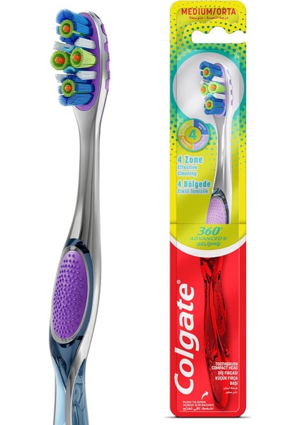 Advanced (Gelişmiş) 4 Zone (Bölge) Diş Fırçası
