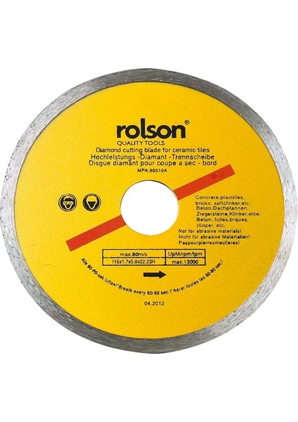 24864 115 mm Ceramic Tile Blade