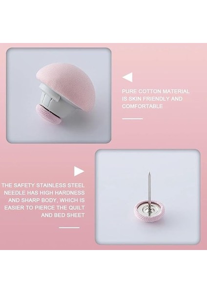 Home Yorgan ve Çarşaf Sabitleyici, Mantar Şekilli Aşınmaya Dayanıklı Yorgan Klipsi 4 Adet (4, Beyaz) fırsatları