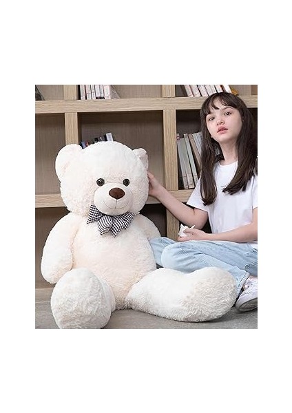 Sevimli Peluş Şaşkın Ayı 80 cm - Sevgiliye Özel Hediye Beyaz indirimleri