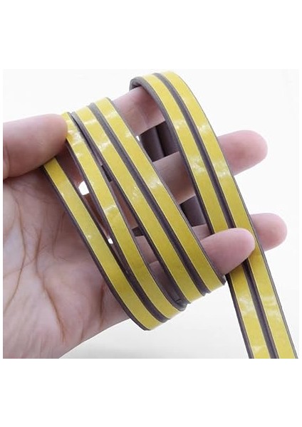 Kapı Pencere Su Soğuk Geçirmez Izolasyon Bandı Yalıtım Fitili (2X6=12MT, Kahverengi) modelleri