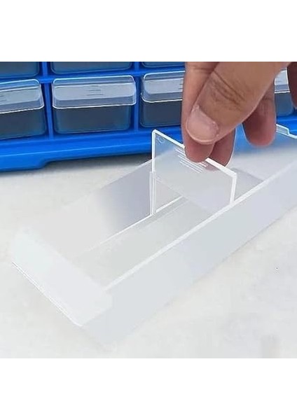 Bag Mono Blok Çekmece Seti 39'lu Büyük Boy Hobby Organizer Seti Vida Dübel Kutusu Takı Kutusu ASR6001 fırsatları