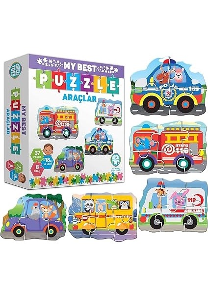 Toys My Best Puzzle Araçlar modelleri