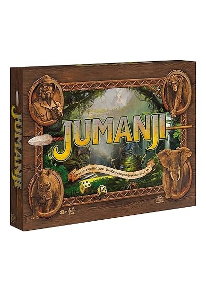 Master Games - Jumanji - 8 Yaşından Itibaren 2-4 Cesur Maceracı Için Aksiyon Dolu Aile Oyunu - Heyecan Verici Zorluklarla Işbirliği Yapan Macera Oyunu indirimleri