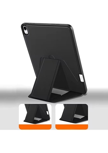 Samsung Galaxy Tab S9 Fe ile Uyumlu Kılıf Lüks Kadife Iç Kaplamalı Galaxy Tab S9 Fe Suni Deri, Mıknatıslı V- Stand Tablet Arka Kapak (Siyah, Samsung Galaxy Tab S9 Fe) modelleri