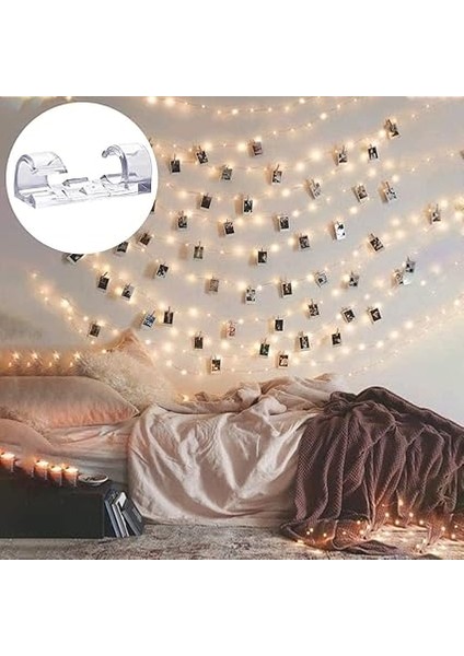 60 Adet Kablo Düzenleyici Sabitleyici Yapışkanlı Organizer Klips Seti fırsatları