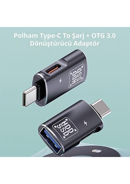 Mobile 2in1 Type C To Type C ve USB Çevirici Otg Adaptör, Şarj ve Data Aktarım Otg Çeviricisi fiyatları