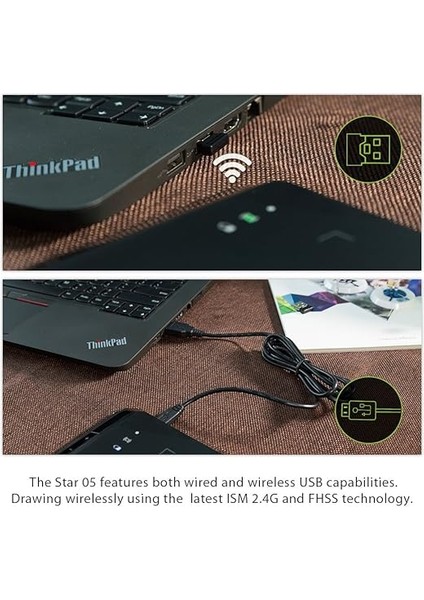 Star 05 V2 Kablosuz Wireless Grafik Tablet fırsatları