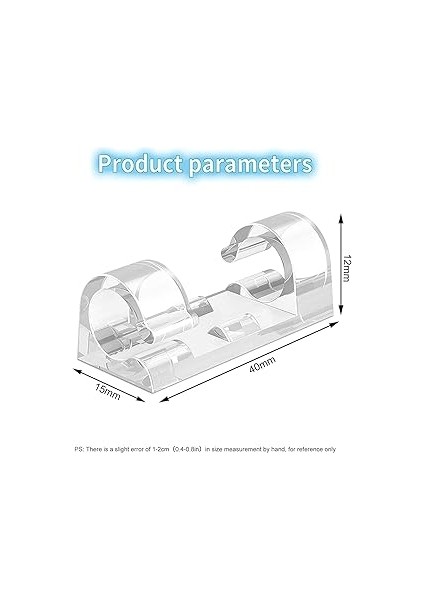 40 Adet Yapışkanlı Kablo Klipsi Seti – Kablo Düzenleyici, Masa Üstü ve Duvar Için Kablo Tutucu, Kablo Sabitleyici Aparat – Ev Ofis Kablo Yönetimi, Usb, Şarj, Ethernet, Mouse Için Uygundur indirimleri